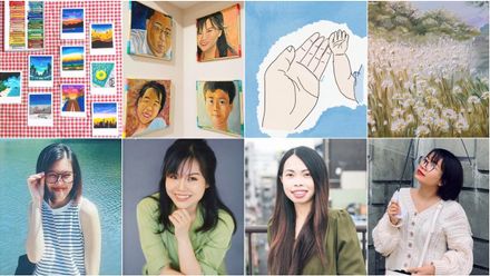 Fall in love with the artworks of the "female painters" of the Sun* family