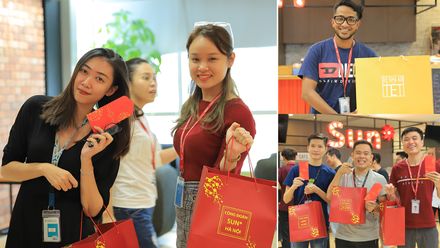 Sunners nô nức nhận quà tết từ công đoàn