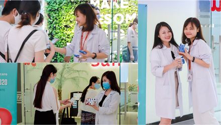 Sunners hào hứng nhận quà ra mắt từ Ủy ban chăm sóc sức khỏe Sun*