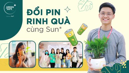 Cuối năm nay, hãy cùng "Đổi pin rinh quà" với Sun* nhé!