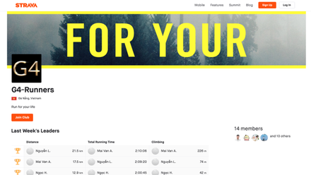 "Đến Covid cũng phải sợ" cách mà CLB chạy G4 - EUV4 rèn luyện sức khỏe mùa dịch