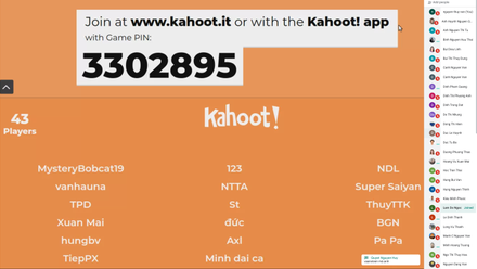 Tháng "Think Outside The Box": Chưa bao giờ EUV3 chơi Kahoot livestream cùng nhau lại vui đến thế!