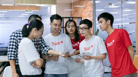 The inspiration called We Are Sun* has arrived at Da Nang office