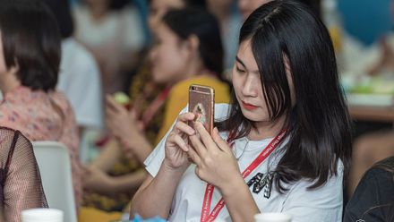 A close-up look of Sun* 'little darlings' in the 20/10 minishow