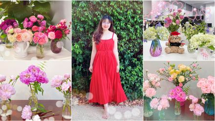 Corner of Sun*: Ngỡ ngàng với loạt tác phẩm hoa văn phòng đẹp mắt của cô nàng Comtor tại Sun*