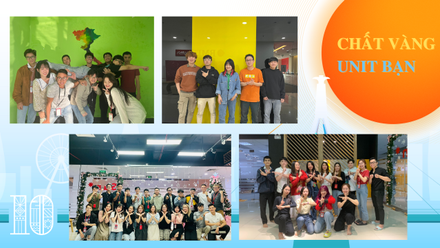 Luyện tập hăng say, quyết rinh cúp vàng cuộc thi tài năng “Chất vàng Unit bạn”
