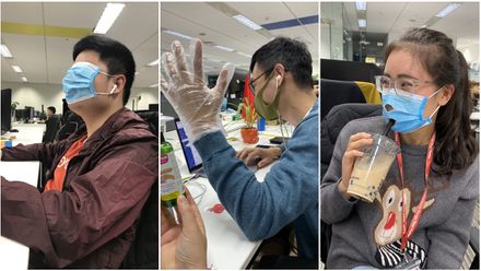 Muôn kiểu 'đối mặt' với virus Corona của Sunners