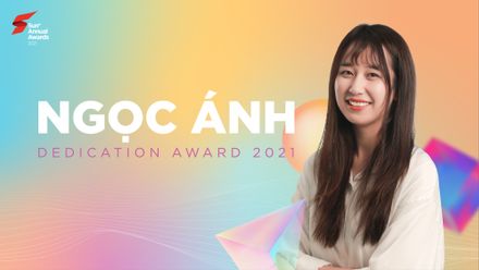 Dedication Award SAA 2021 - Ngọc Ánh: "Ở Sun*, tôi trở thành phiên bản tốt hơn của chính mình"