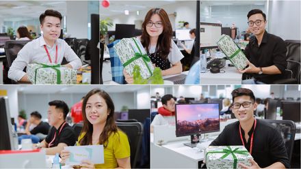 Nhiều Sunners nhận quà bất ngờ từ công ty